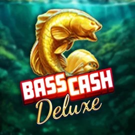 Bass Cash Deluxe slot logo by Alchemy Gaming at Blazing Wildz Casino