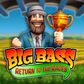 Big Bass Return to the Races by Pragmatic Play, showcased at blazing-wildz-casino.com – game logo
