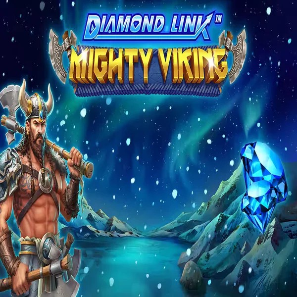 Diamond Link Mighty Viking casino game by Greentube – featured logo at Blazing Wildz Casino