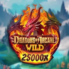 Dragons of Arcane Wild slot icon by Foxium, available at Blazing Wildz Casino