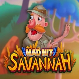 Mad Hit Savannah logo by RubyPlay at Blazing Wildz Casino