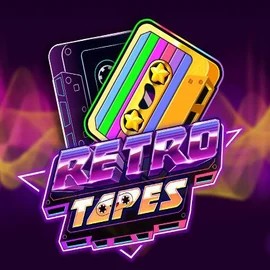 Retro Tapes by Push Gaming, showcased at blazing-wildz-casino.com – game logo