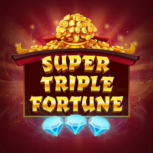 Super Triple Fortune logo by Greentube at Blazing Wildz Casino