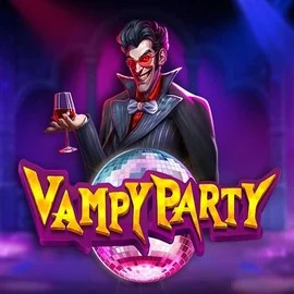 Vampy Party game by Pragmatic Play – logo hosted on Blazing Wildz Casino